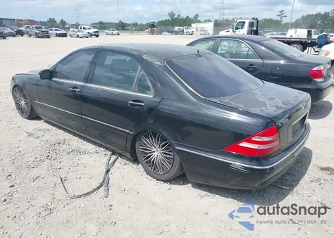 2001 Mercedes-Benz S 500 z USA, uszkodzony, nr VIN WDBNG75J71A193818